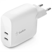 BELKIN Boost Charge Dual USB-C PD Wall Charger 40W White