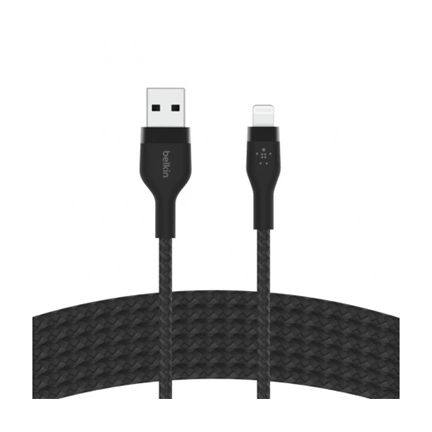 BELKIN Pro Flex USB-A / Lightning MFi 3m fekete