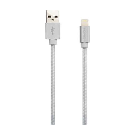 CANYON MFI-3 USB/Lightning kábel gyöngyfehér