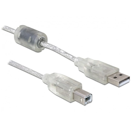 DELOCK Cable USB 2.0 A-B upstream male / male 0,5m (82057)