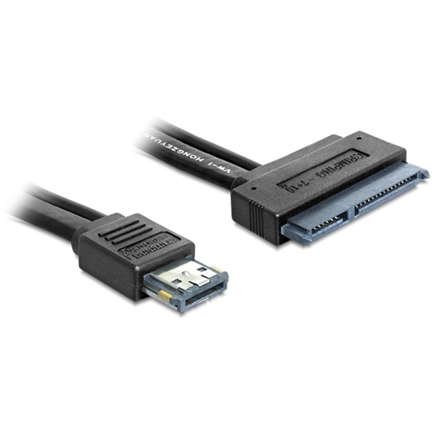 DELOCK Cable eSATAp 12 V > SATA 22 pin 2.5 / 3.5 HDD 0.5 m (84402)