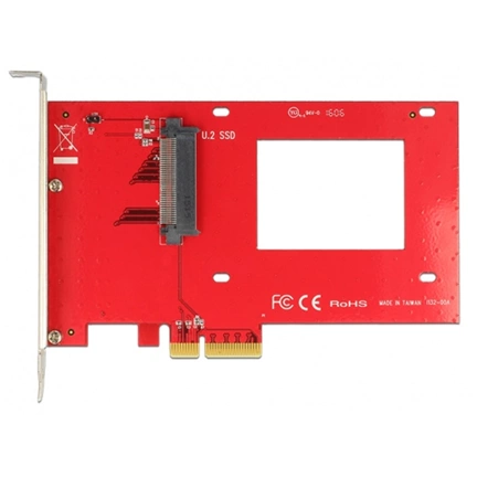 Delock PCI Express x4 Kártya > 1 x belso U.2 NVMe SFF-8639