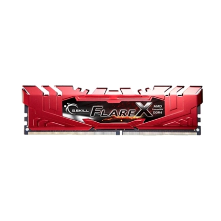 G.SKILL Flare X DDR4 2400MHz CL15 32GB Kit2 (2x16GB) AMD Red