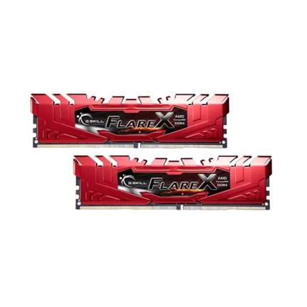 G.SKILL Flare X DDR4 2400MHz CL15 32GB Kit2 (2x16GB) AMD Red