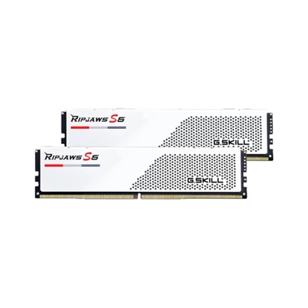 G.SKILL Ripjaws S5 DDR5 5600MHz CL40 32GB Kit2 (2x16GB) Intel XMP White