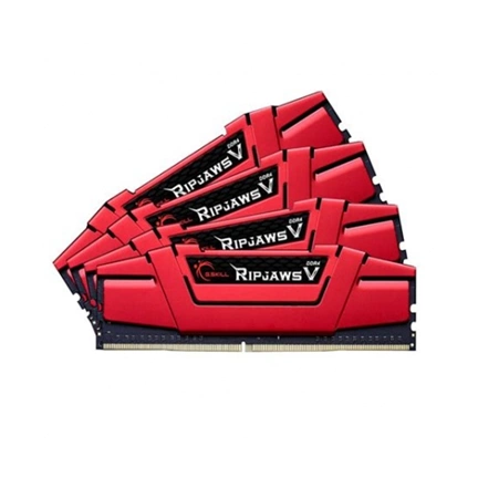 G.SKILL Ripjaws V DDR4 2666MHz CL15 32GB Kit4 (4x8GB) Intel XMP Red