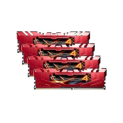 G.SKILL Ripjaws V DDR4 2666MHz CL15 64GB Kit4 (4x16GB) Intel XMP Red