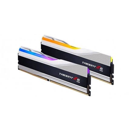 G.SKILL Trident Z5 RGB DDR5 6000MHz CL40 32GB Kit2 (2x16GB) Intel XMP Silver