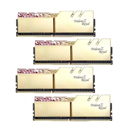 G.SKILL Trident Z Royal DDR4 3200MHz CL16 128GB Kit4 (4x32GB) Intel XMP Gold