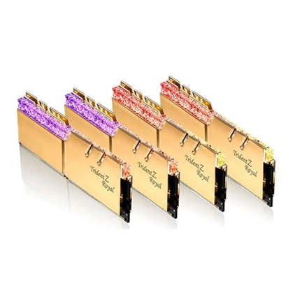 G.SKILL Trident Z Royal DDR4 3200MHz CL16 128GB Kit4 (4x32GB) Intel XMP Gold