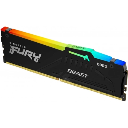 KINGSTON Fury Beast RGB DDR5 5200MHz CL40 32GB Intel XMP