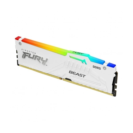 KINGSTON Fury Beast RGB DDR5 5600MHz CL36 16GB AMD Expo White