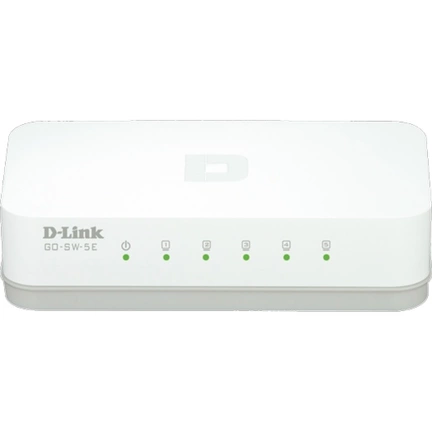 NET D-LINK GO-SW-5E nem menedzselt asztali 10/100 switch