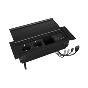 Raidsonic ICY BOX IB-TS401-4 4 port desk socket and USB Hub