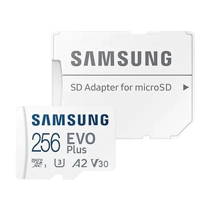 SAMSUNG EVO Plus 2021 microSDXC 256GB + adapter