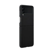 SAMSUNG Galaxy Z Flip3 bőrtok - fekete