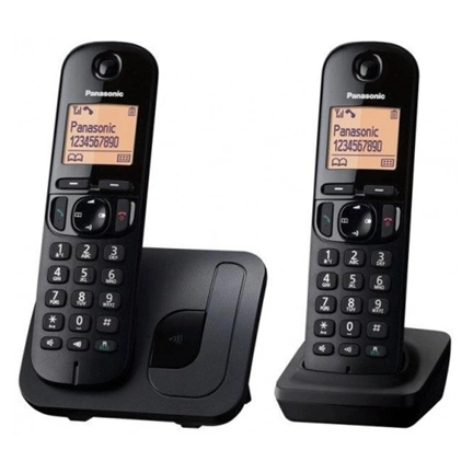 TEL Panasonic KX-TGC212PDB Duo Dect Telefon szürke